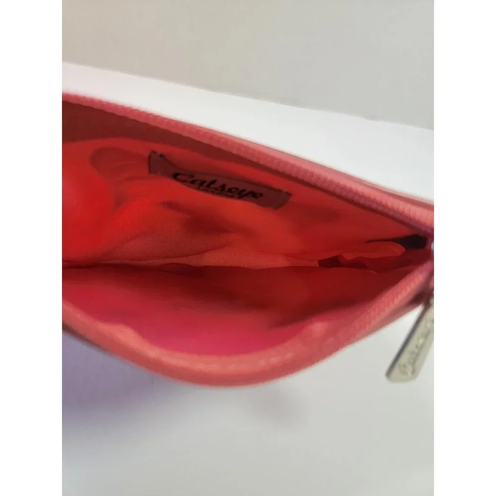 Catseye London Pink Siamese Cat Makeup Bag Zippered Cosmetic Pouch